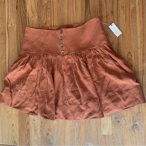NWT Maeve Skirt Women’s Large Burnt Orange Maeve by Anthropologie Mini Skirt